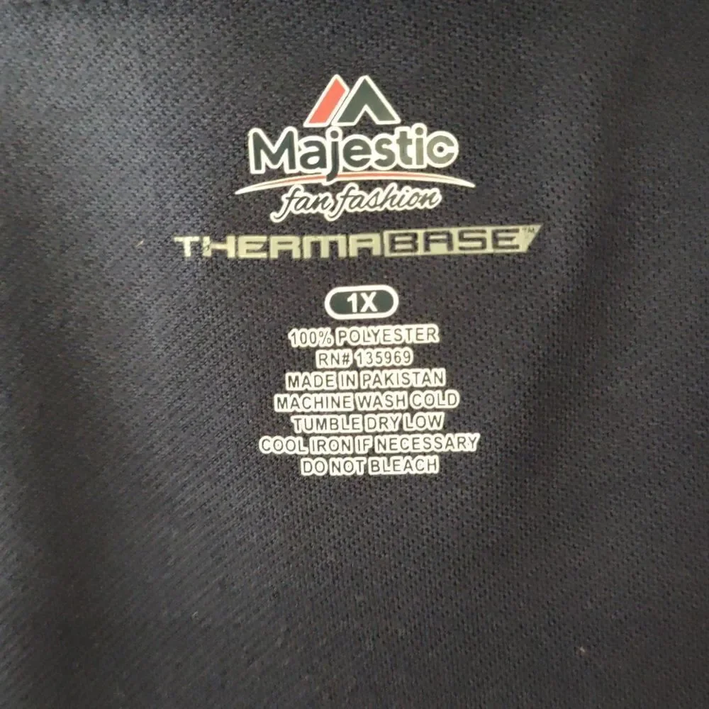 Tampa Bay 1X Majestic Fan Fashion Thermabase Full Zip Jacket